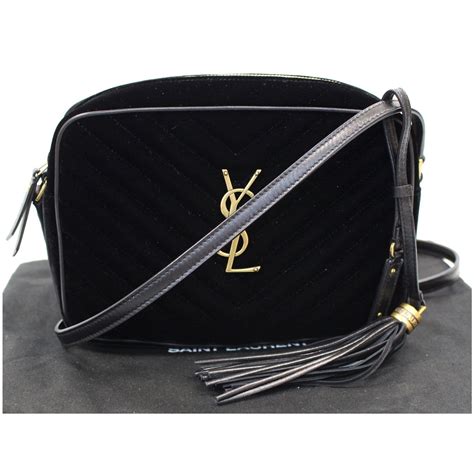 black on black ysl crossbody